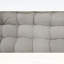 Canapé de patio avec coussin épais de luxe, osier résistant aux intempéries et conception ergonomique pour un confort extérieur