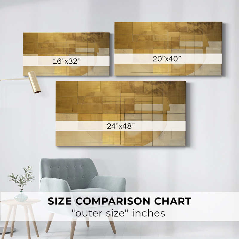 Abstract Series 1 #LXXVIII-Gallery Wrapped Canvas, 16" H x 32" W