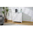 Modern Fluted Buffet Cabinet With Adjustable Shelves Small Sideboard Credenza Accent Console Table For Kitchen Entryway Living Room Office Storage-1658897101