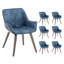 Abubaker 17'' H Faux Leather Upholstered Armchair-274850285-274850284-343666443