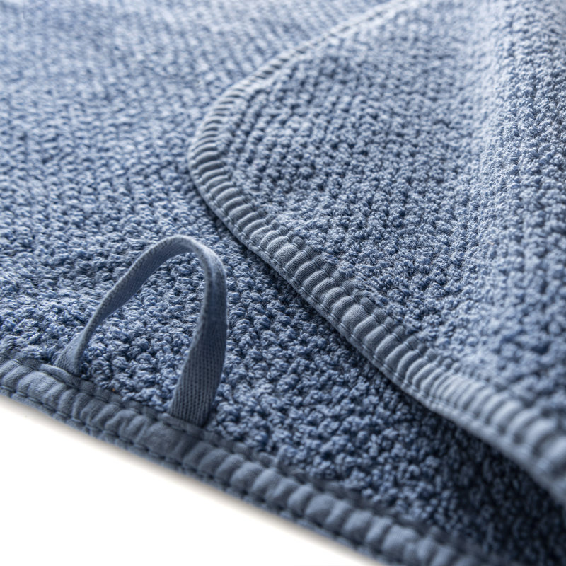 Bee Waffle Bath Towel, Anthracite, Bath Sheet 1-Pack