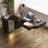 Dibora Glass Excutive Desk with Built in Outlets-1708468627-1708468667