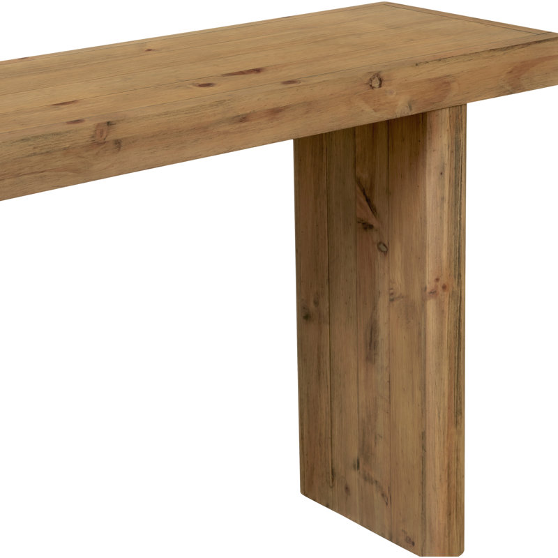 Monterey 60'' W Solid Wood Console Table, Aged Brown