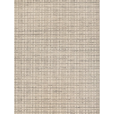 Desi hand-knotted Wool Light Silver Area Rug