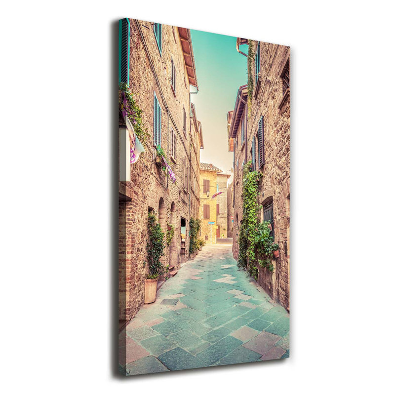 Italian Streets - Wrapped Canvas Print