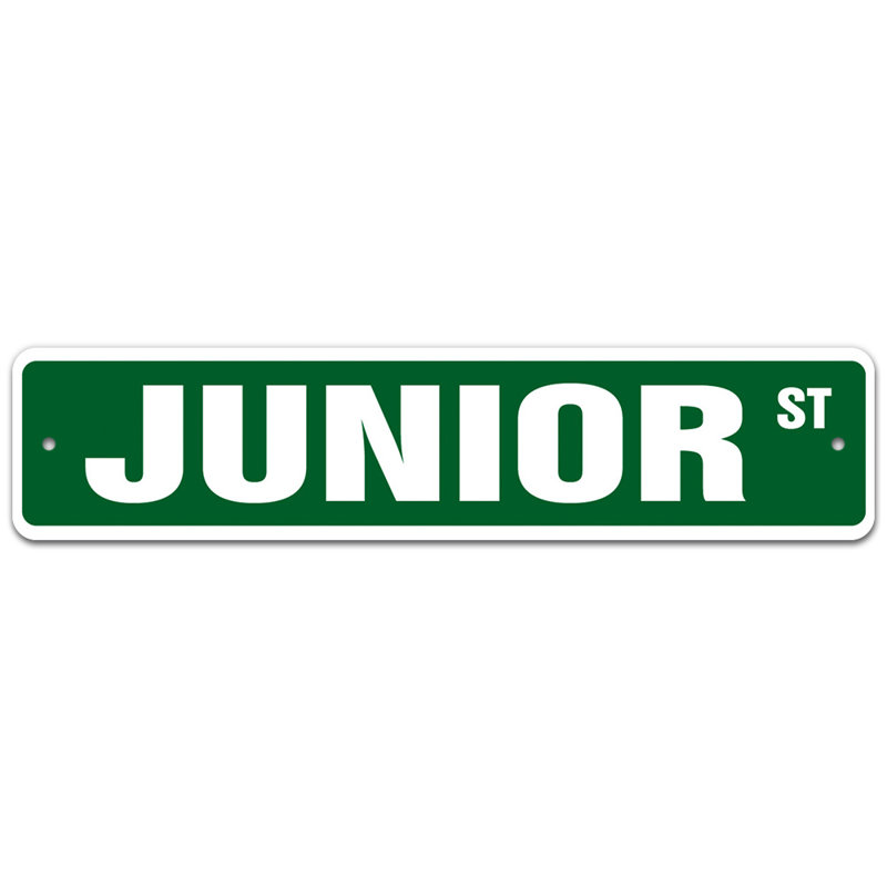 Plaque de rue Hupper, H 6 po x l 24 po x P 0,1 po