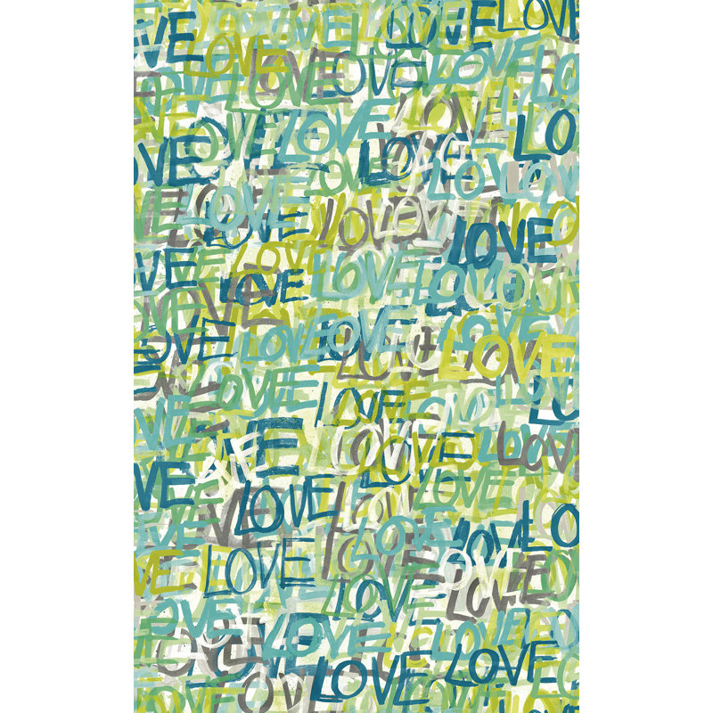 Emsmus Non-Pasted Wallpaper Roll, Teal