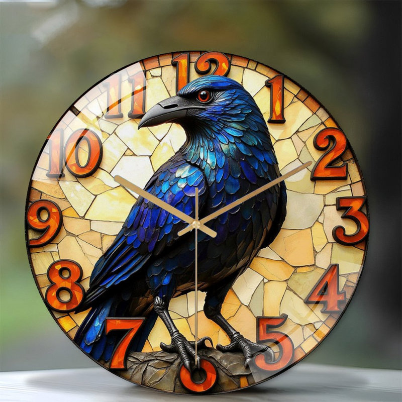 Horloge murale rétro 12 po