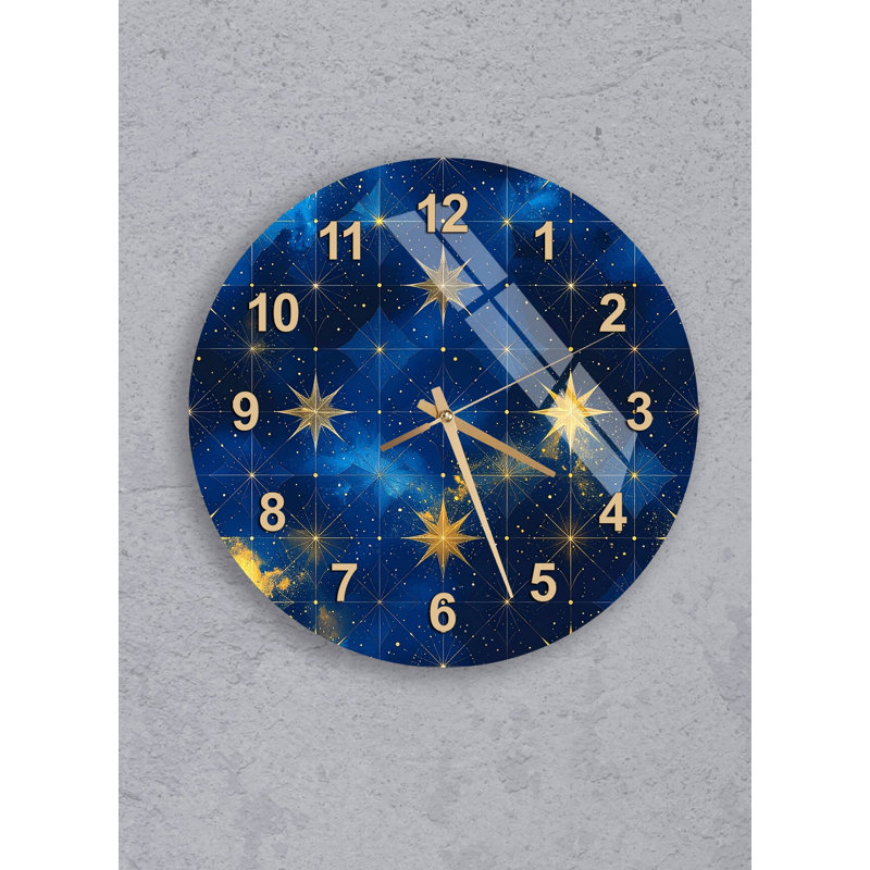 Horloge murale Celestial, Or anglais, 14 pouces