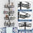Saraih Stainless Steel Bathroom Towel Rack Tension Corner Shower Caddy Single Panel-1758706748