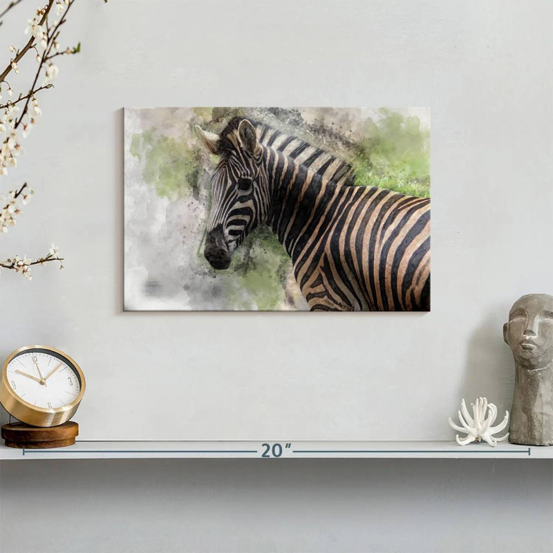 Brampt Magnificent Zebra, 8" H x 12" W