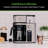 Braun MultiServe Plus 10- Cup Pod Free Drip Coffee Maker, 7 Brew Sizes / Hot & Cold Brew & Hot Water for Tea, Stainless steel