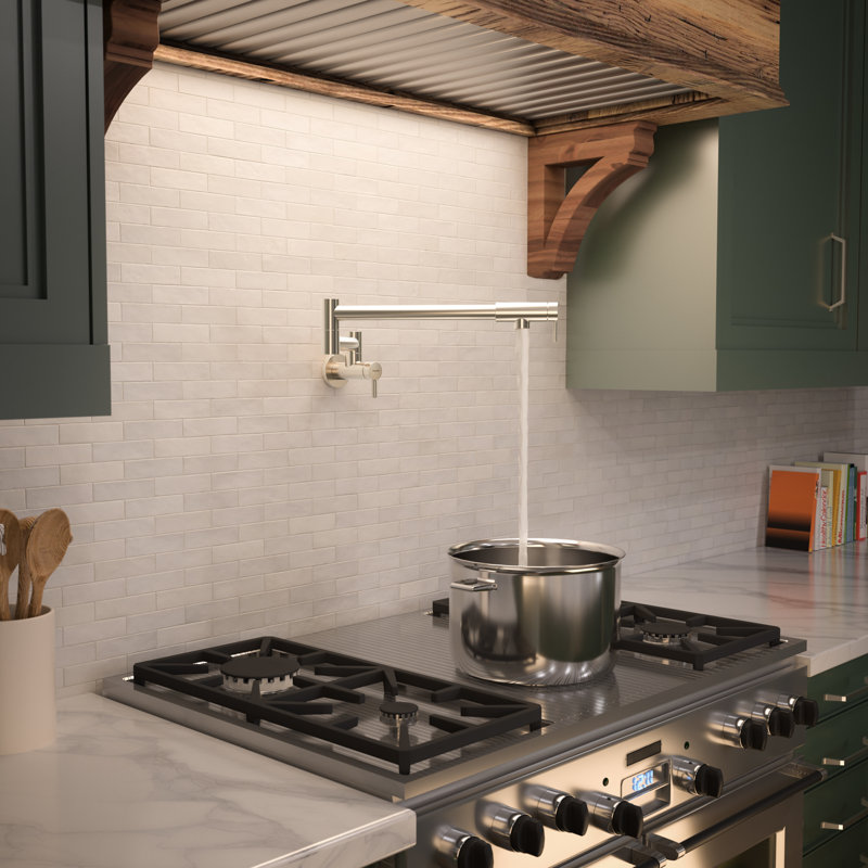 Robinet remplisseur hansgrohe en nickel poli, Polished Nickel