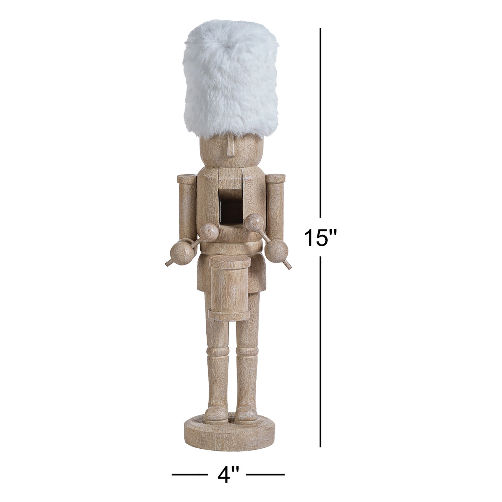 3-Piece Resin Nutcracker Figurine Set