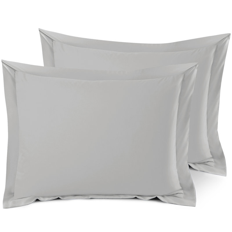 Taie décorative 100% polyester , Argent, 20 po x 36 po