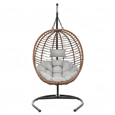 Single Person Folding Egg Chair with Stand