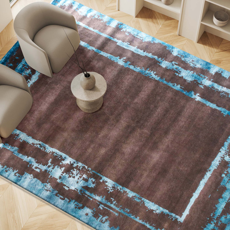 Abstract Area Rug, Rectangle 9' x 12'
