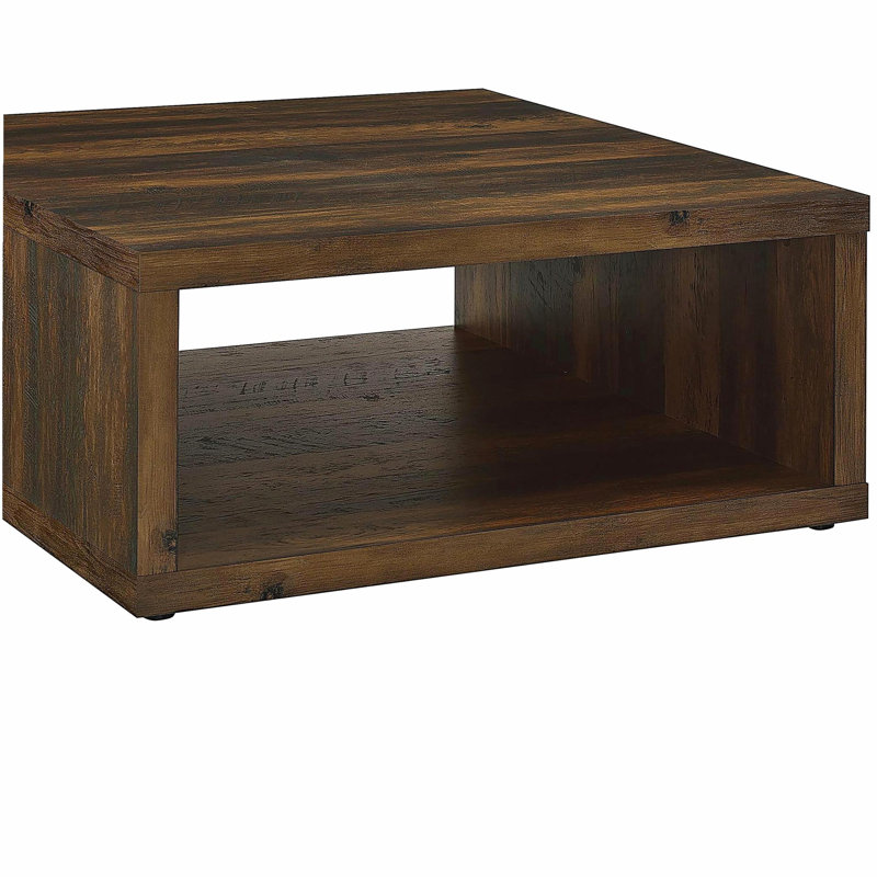 Flint Dark Pine Square Engineered Wood Coffee Table
