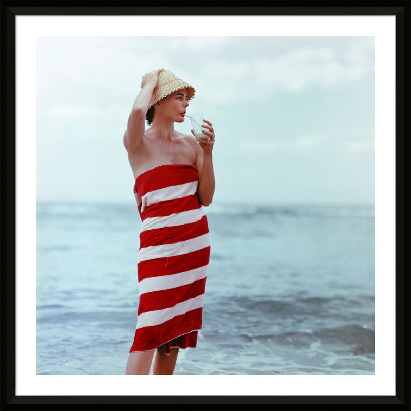 Pussyfooting Print by Slim Aarons, Unframed Paper, 45" H x 45" W x 0.1" D