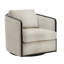 Chaise pivotante 1pc de style contemporain