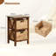 Darielle Metal Bedside Table-870347043