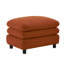 Repose-pieds courbé en tissu - Orange-169075489