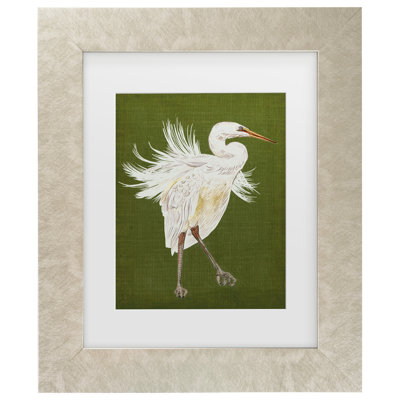 «Heron Plumage I» par Melissa Wang, reproduction d'art sur toile