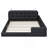 Queen Size Upholstered Platform Bed With 2 Reading Lights -1257899476