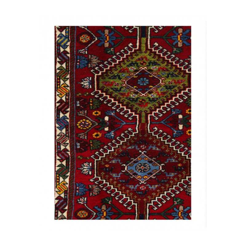 Fine Hand knotted Persian Yalameh runner 2'X4'11"