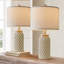 Lampe de chevet moderne en céramique 20,5 po, pour décor de chambre à coucher