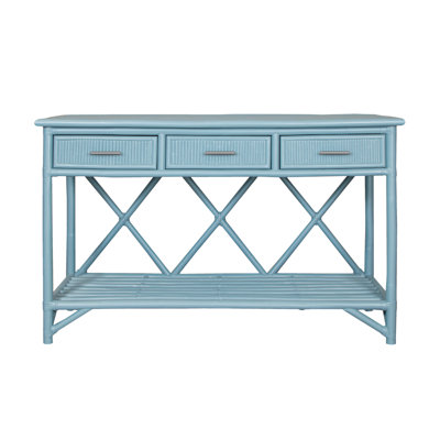 Pencil Rattan 54" Wide Console Table