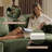 110''W Corduroy Modern  Compressed Block Couch With Plush Cushions-196989160