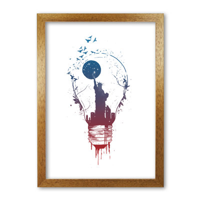 Big City Lights by Mercedes Lopes Charro - Print