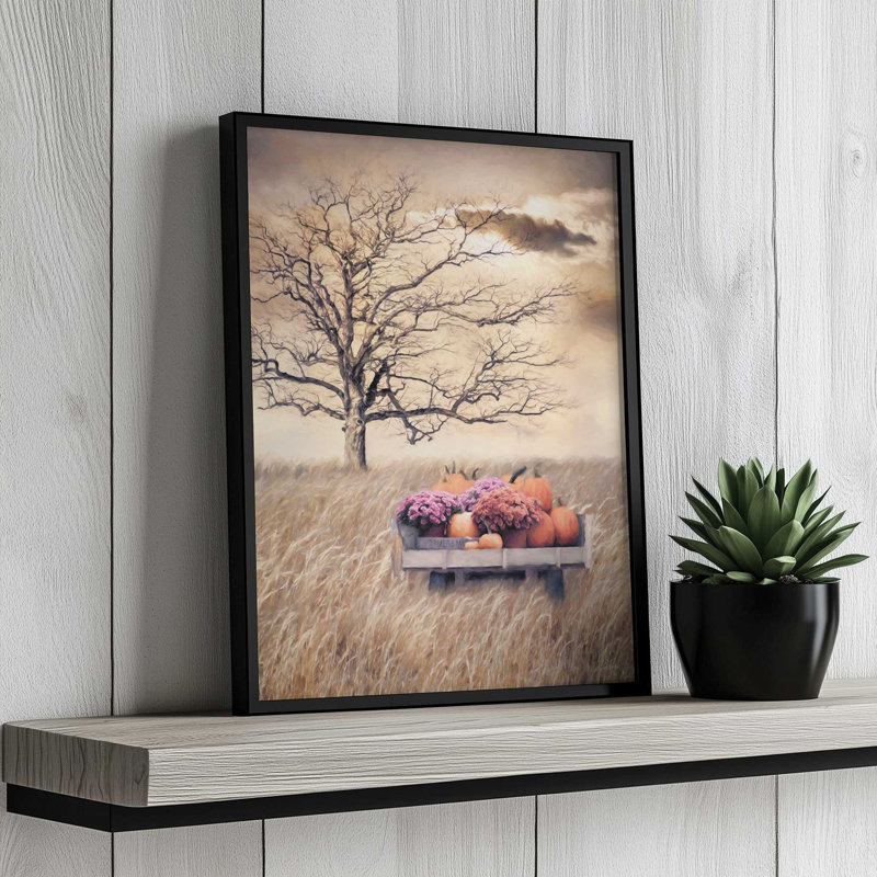 «Autumn Haul II» par Lori Deiter, reproduction d'art, L 12 po x H 16 po, Tanné, Impression encadrée