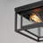 Kamba Black 2 -Bulb Outdoor Flush Mount