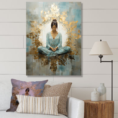 Zen Meditation Position I - méditation sur toile