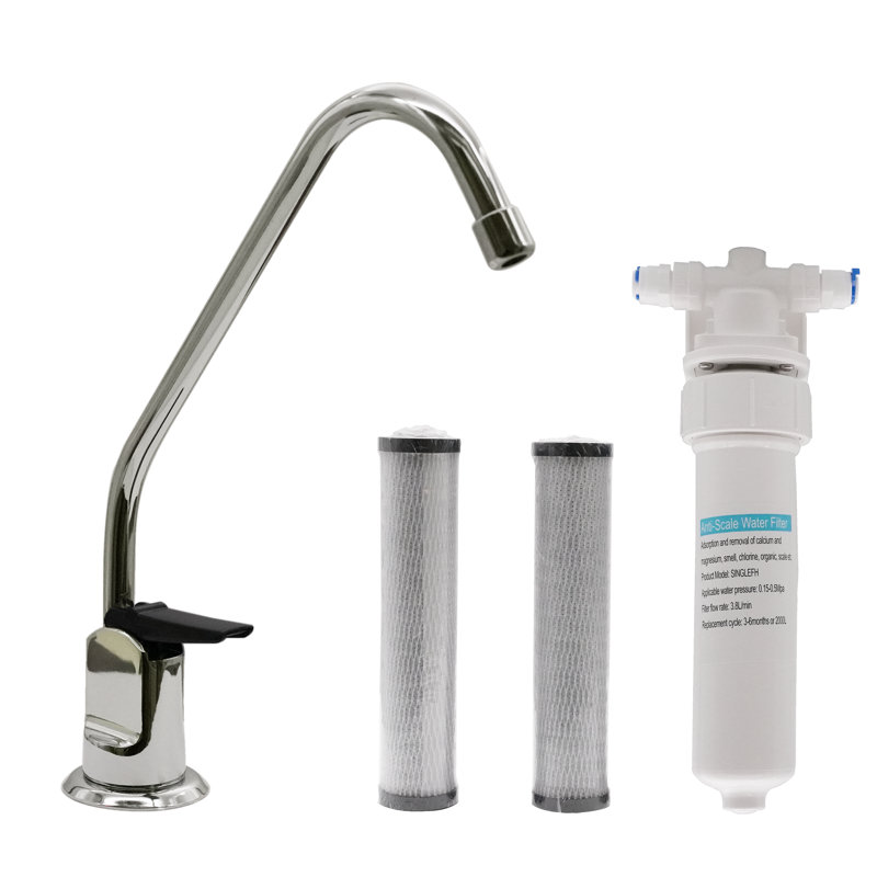 Westbrass Kitchen Faucet with Soap Dispenser, Polished Nickel