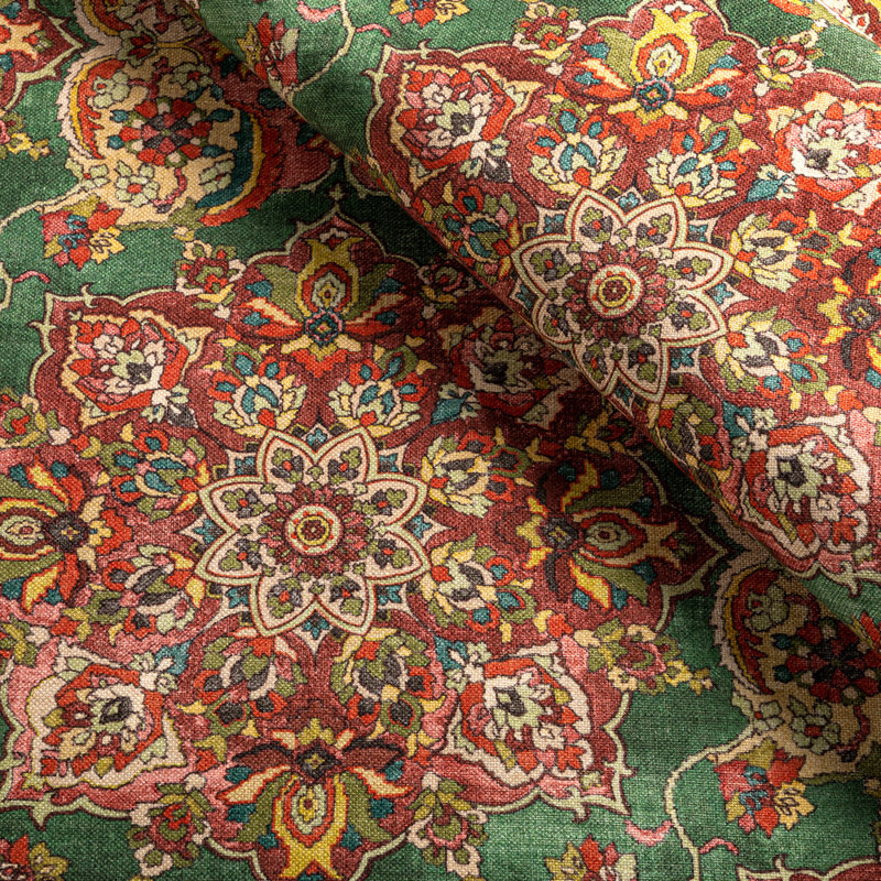 Granada Print Fabric, Jewel