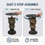 Table d'appoint Leopard Head