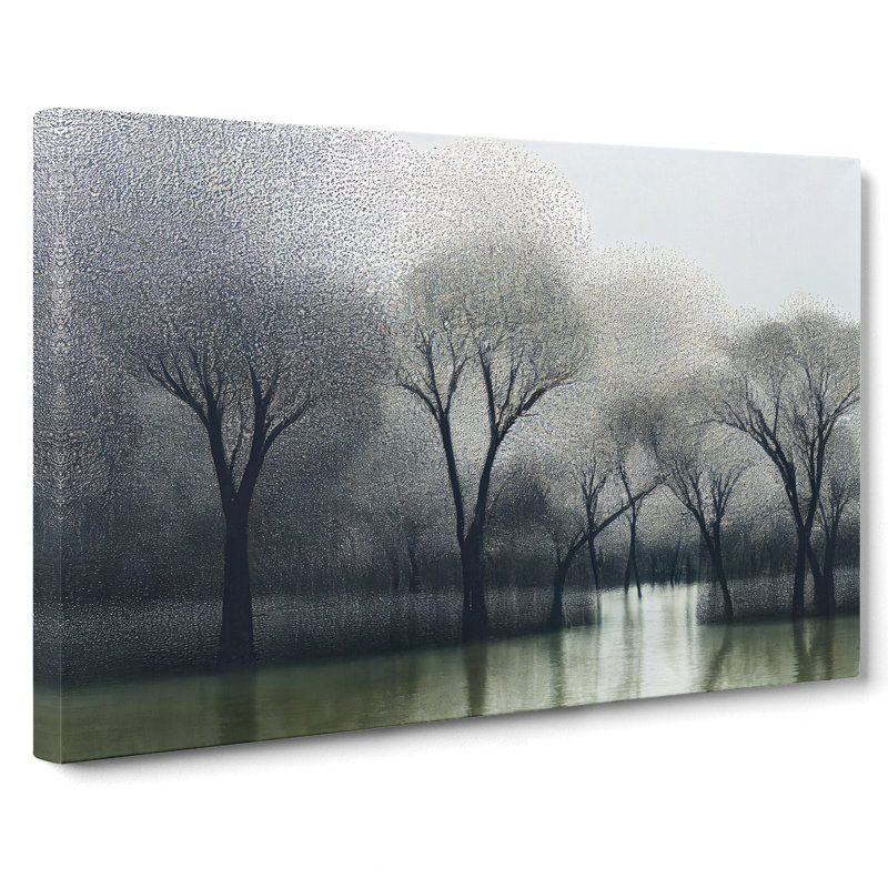 Trees By The River - Wrapped Canvas, 40cm H x 60cm W x 3cm D