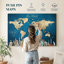 Carte du monde personnalisée avec punaises personnalisées-516427377-516381574