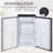 3.2 Cu.Ft Mini Fridge With Freezer, Compact Refrigerator With Adjustable Thermostat, Shelf And Reversible Door For Bedroom, Dorm, Home Office, Energy Efficient-113423625