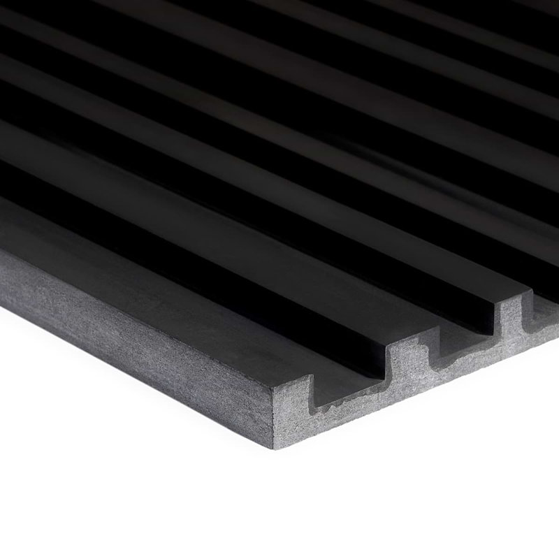 Stonework Black Jade 12x24 Marble Tile, Barcode 3D Polished/Honed