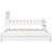 White Twin Size Bed With Trundle And Storage Options - Stylish Practical For Bedroom Decoration Platform In Drawers Pine Wood, Enhances Decor Functionality-1820253330
