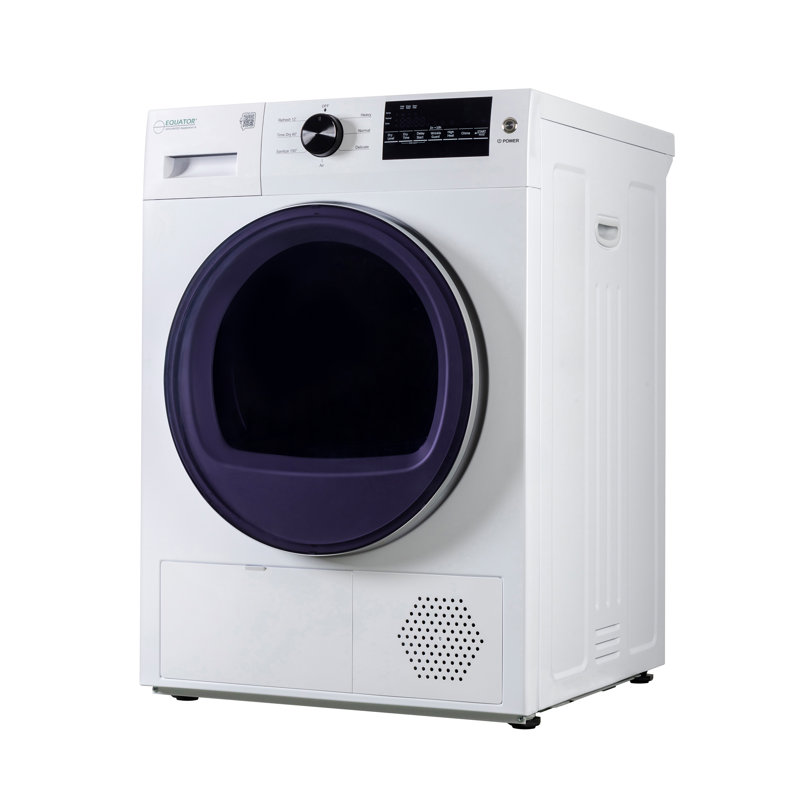 Equator 24 In Heat Pump Dryer 3.7 Cf/20 Lbs, Eco Sensor Ventless Sanitize 110v