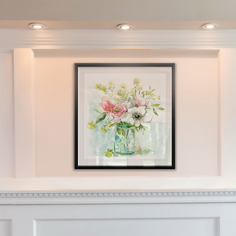 Asbury Garden Belle Bouquet II - reproduction de cadre photo, H 26,5 po x l 26,5 po x P 1,5 po