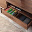 Meuble télé simple en bois massif de style rétro-106234264