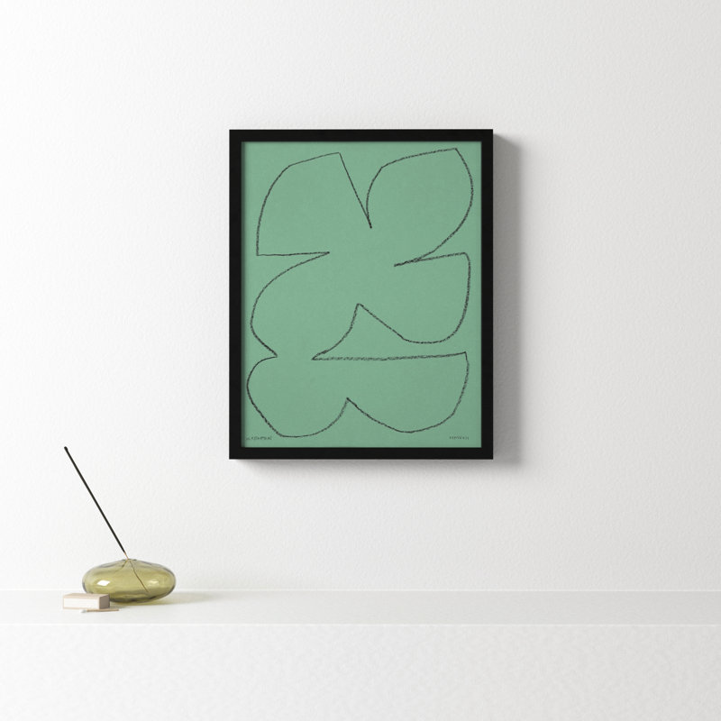 Sage 1 by Michael Kempen, Black Framed, 16" W x 20" H