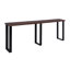 Console en bois massif de manguier vieilli 90 po Glendive-782142675-786699105