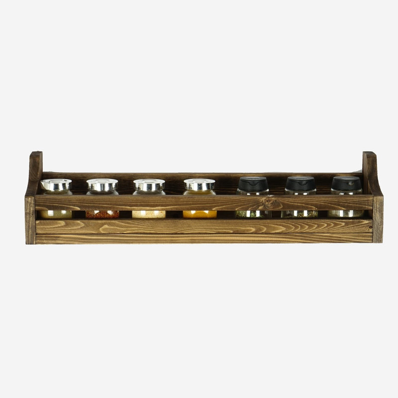 Support à épices rustique en bois